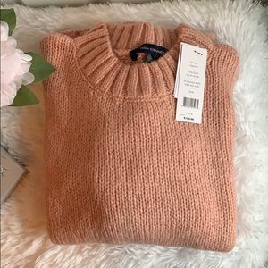 NWT French Connection snuggle Dolman sweater L